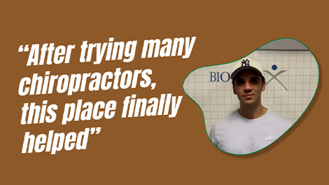 testimonial for chiropractic care in Huntington