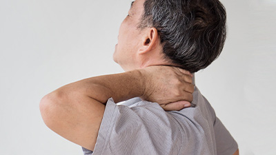 patient needs neck pain chiropractor in Huntington, NY