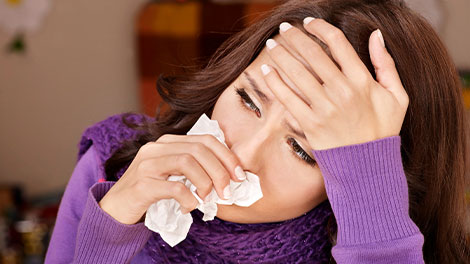 patient requiring allergy treatment in Huntington