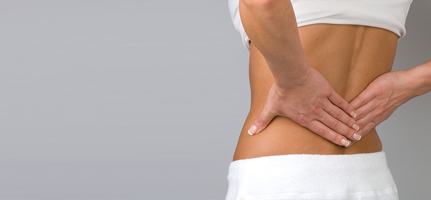 patient needing back pain treatment in Huntington
