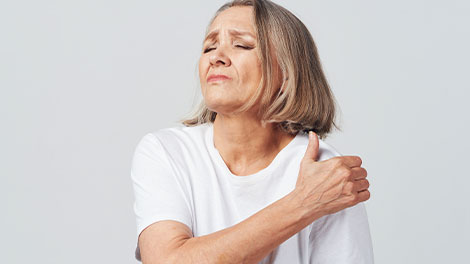 patient requiring calcific tendonitis treatment in Huntington