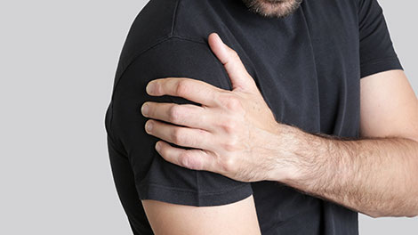 patient requiring frozen shoulder treatment in Huntington