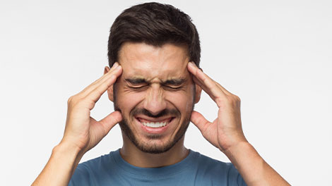 patient requiring headache treatment in Huntington