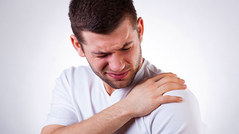 patient requiring rotator cuff injury treatment in Huntington