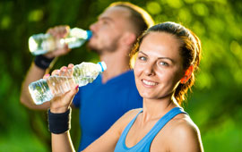 Healthier People Drink More Water in Huntington